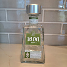 Load image into Gallery viewer, 1800 Coconut Tequila with top 750ml Hand Cut Upcycled Liquor Bottle Candle  - Choose Your Scent