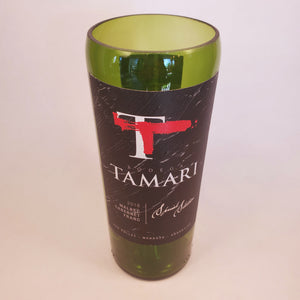 Bodega Tamari Malbec Cabernet Franc Hand Cut Upcycled Wine Bottle Candle - Choose Your Scent