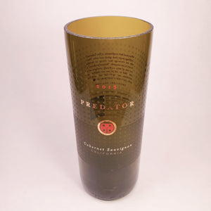 Predator Cabernet Sauvignon 2013 Hand Cut Upcycled Wine Bottle Candle - Choose Your Scent