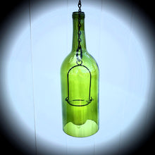 Load image into Gallery viewer, Hand-cut wine bottle hanging lantern