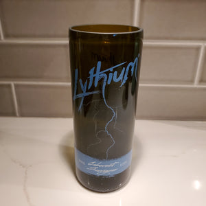 Lythium Cabernet Hand Cut Upcycled Wine Bottle Candle - Choose Your Scent