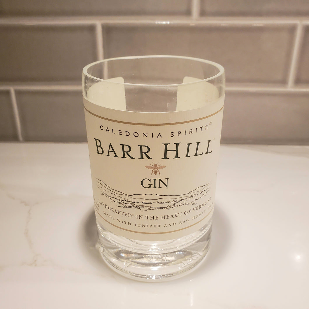 Barr Hill Gin - 750ml Hand Cut Upcycled Liquor Bottle Candle  - Choose Your Scent