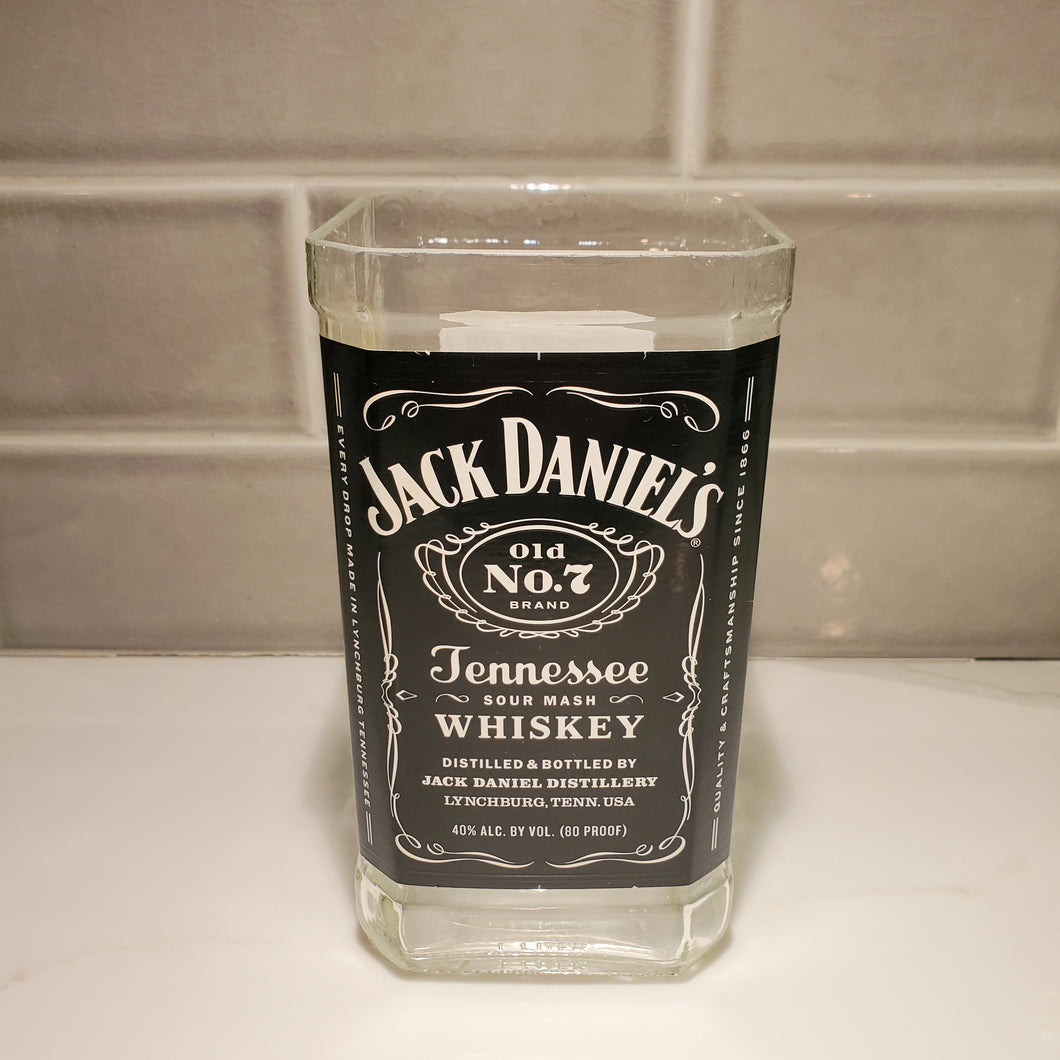 Jack Daniels Old No. 7 1L Hand Cut Upcycled Liquor Bottle Candle - Choose Your Scent