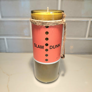 Slam Dunk Upcycled Wine Bottle Candle - Scent - Black Cherry Merlot