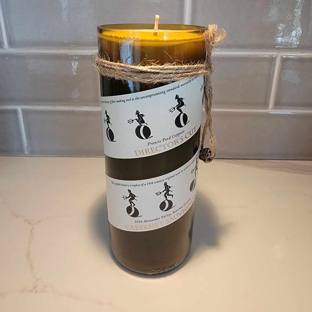 Francis Ford Coppola Directors Cut Upcycled Wine Bottle Candle - Scent - Cabernet