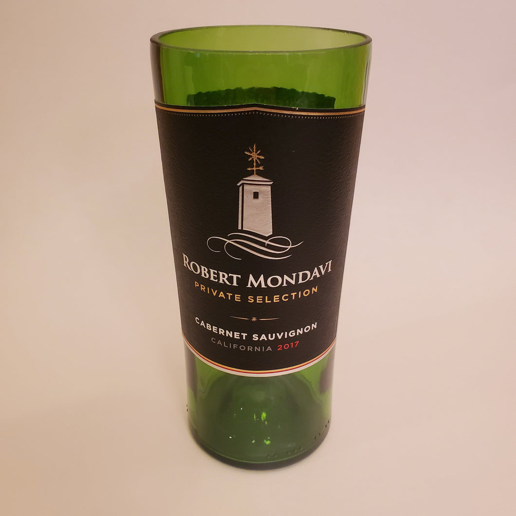 Robert Mondavi Private Selection Hand Cut Upcycled Wine Bottle Candle - Choose Your Scent