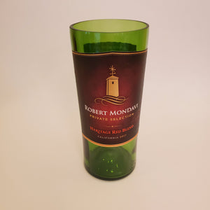 Robert Mondavi Hand Cut Upcycled Wine Bottle Candle - Choose Your Scent