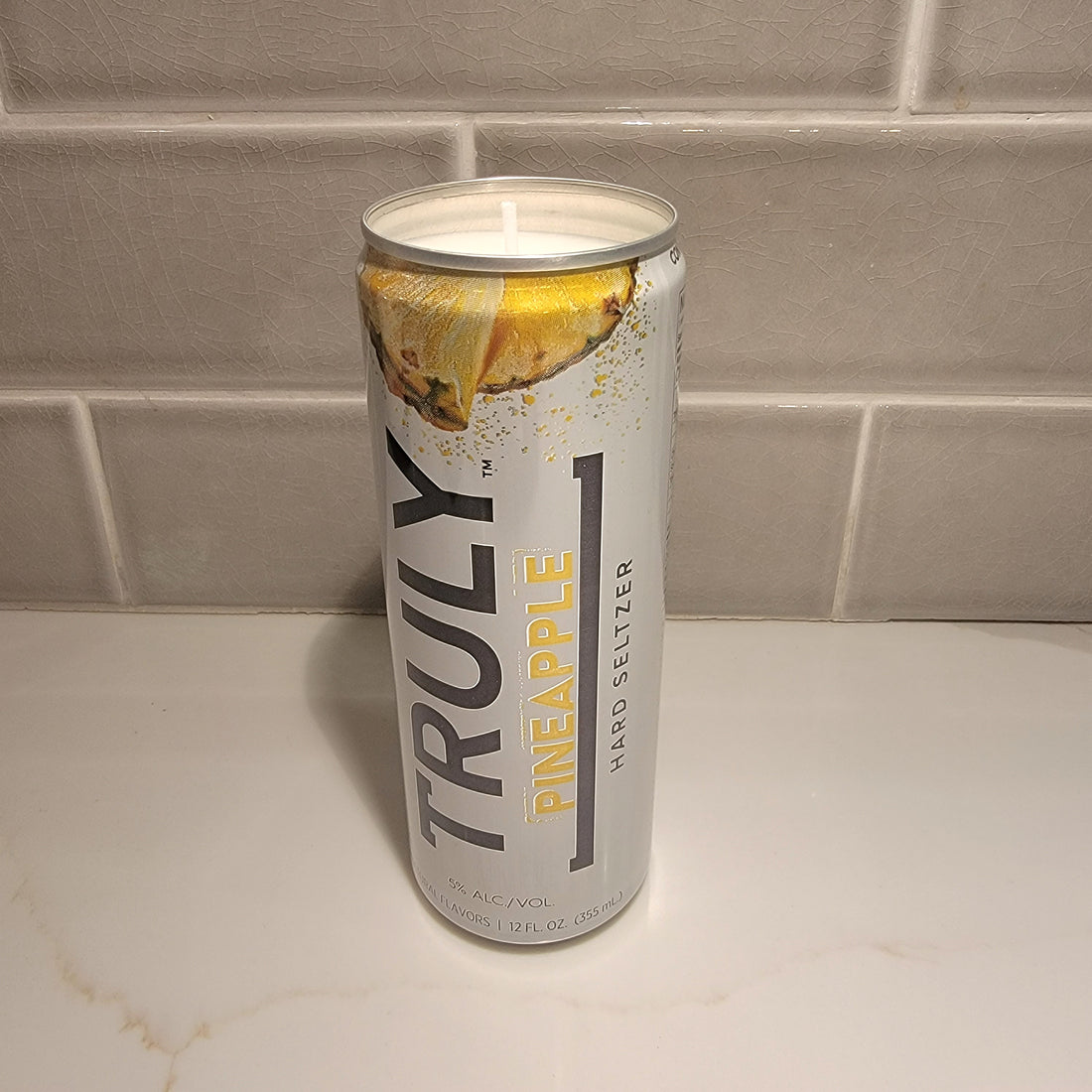 Truly Pineapple Hard Seltzer Candle - Pineapple Sage Scent